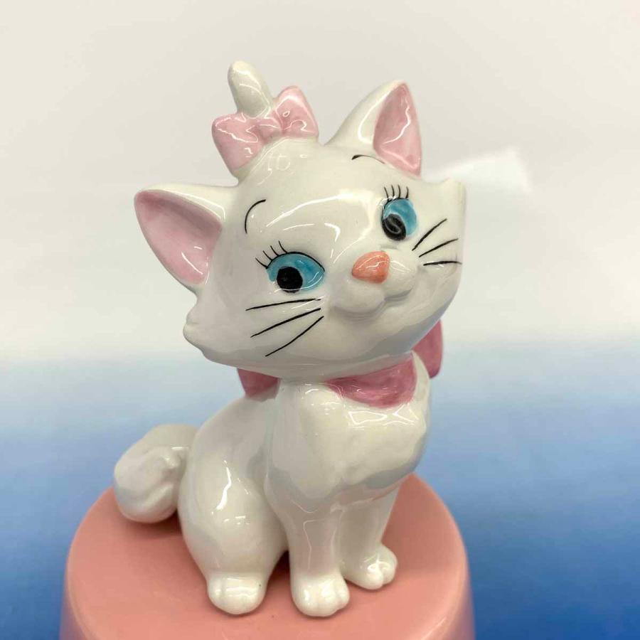 Disney ディズニー おしゃれキャット マリー 貯金箱 陶器 置物 Disney ディズニー おしゃれキャット マリー 貯金箱 陶器 置物