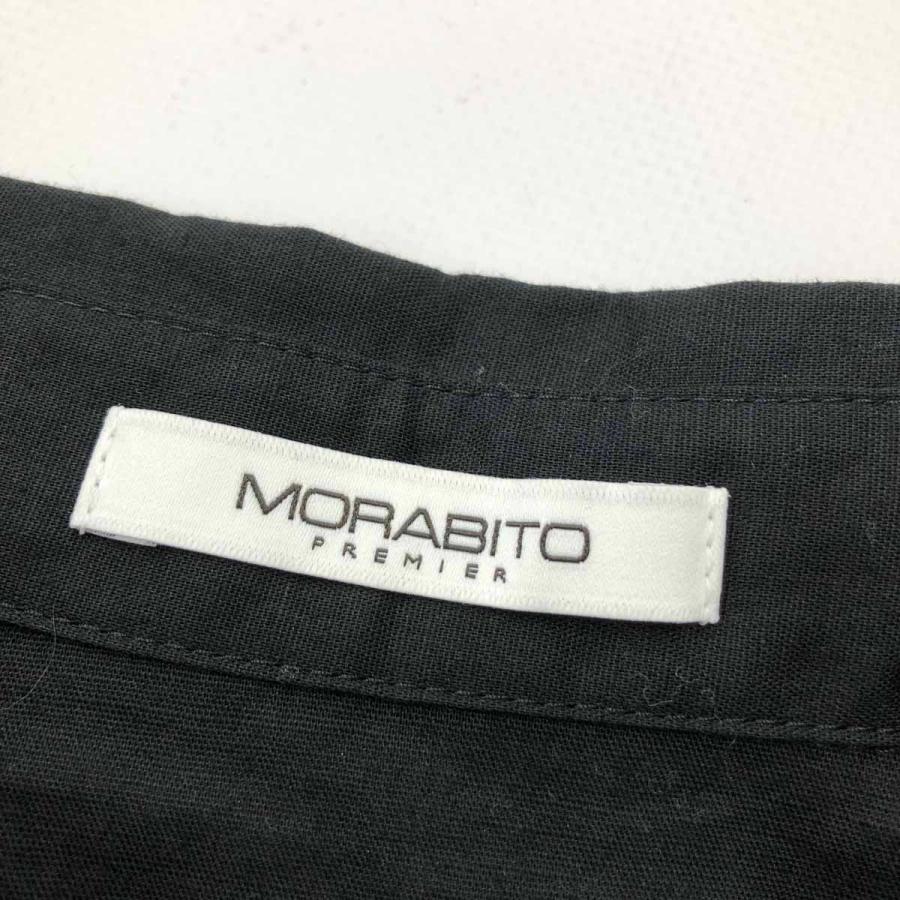 MORABITO モラビト 七分袖ブラウス サイズ38 ブラック レディース 