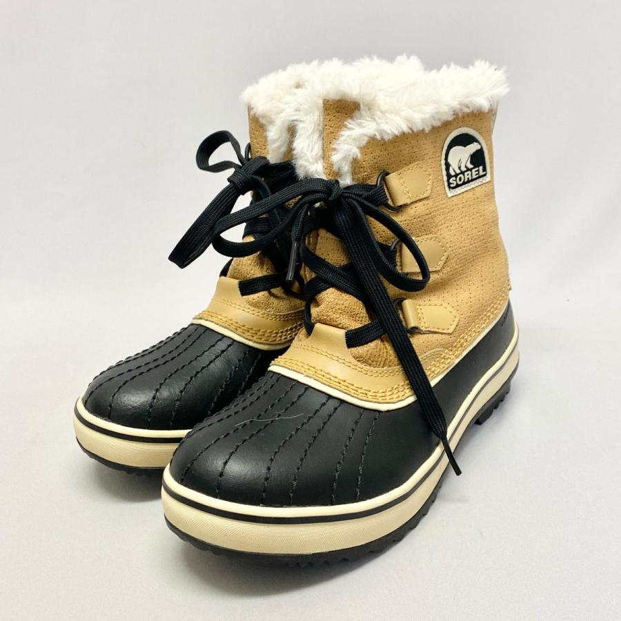 SOREL ソレル TIVOLI スノーブーツ 新品同様 23.0 NL1631-280 ベージュ 