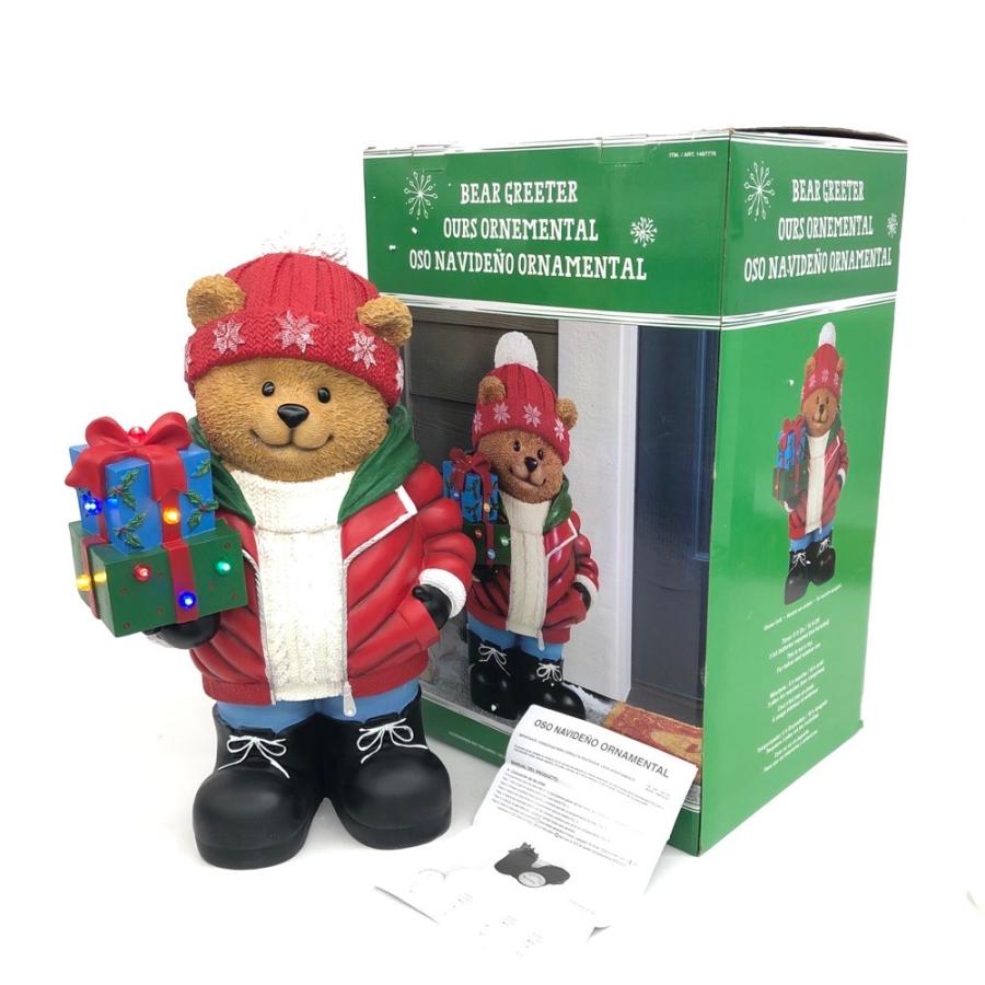 Costco コストコ クリスマス くまのグリーター 置物 64cm 美品 Costco コストコ クリスマス くまのグリーター 置物 64cm 美品