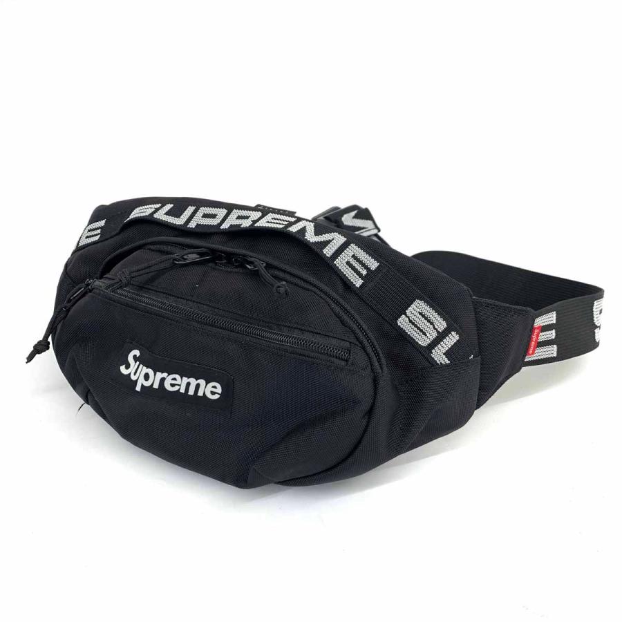 SUPREME シュプリーム ボディバッグ 美品 18SS ブラック コーデュラ  