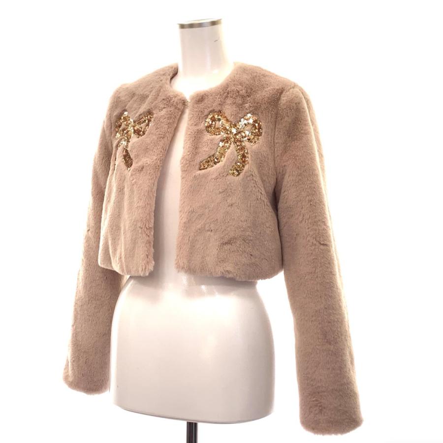 ELISABETTA FRANCHI エリザベッタフランキ ボアジャケット 未使用品 XL  