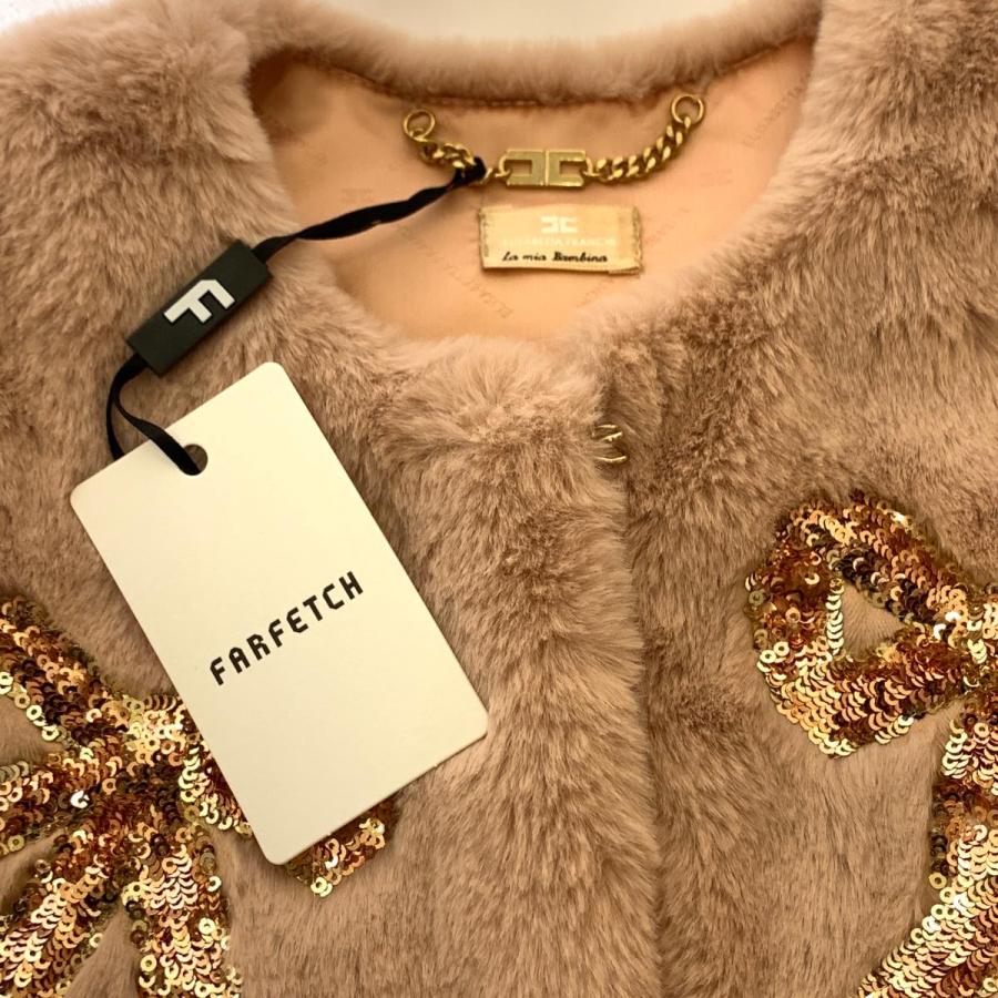 ELISABETTA FRANCHI エリザベッタフランキ ボアジャケット 未使用品 XL 