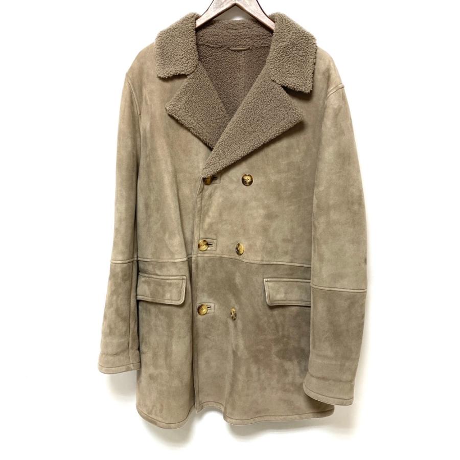 dunhill ダンヒル ムートンコート 良好 OL(R fit) グレージュ 羊 dunhill ダンヒル ムートンコート 良好 OL(R fit) グレージュ 羊