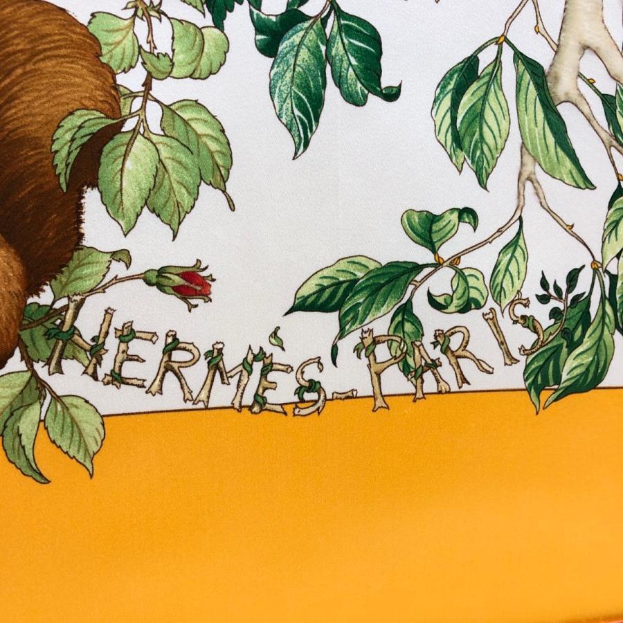 HERMES エルメス カレ90 AU COEUR DES BOIS(森の中で) 額装 HERMES エルメス カレ90 AU COEUR DES BOIS(森の中で) 額装
