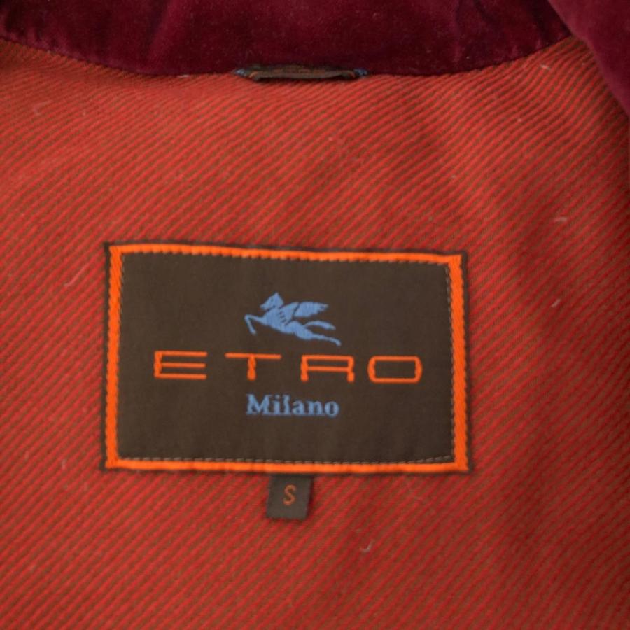 正規取扱品 ETRO エトロ ダウンジャケット サイズS レッド メンズ アウター ヴィンテージ ジップアップ