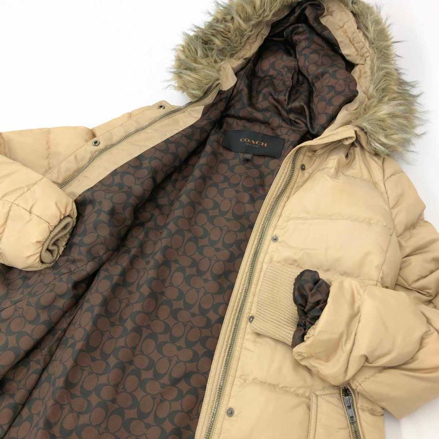 COACH コーチ ダウンコート Sサイズ ベージュ ダウン レディース COACH コーチ ダウンコート Sサイズ ベージュ ダウン レディース
