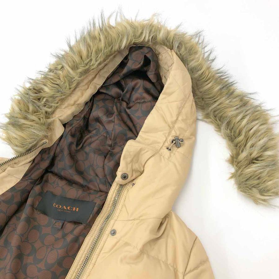 COACH コーチ ダウンコート Sサイズ ベージュ ダウン レディース COACH コーチ ダウンコート Sサイズ ベージュ ダウン レディース