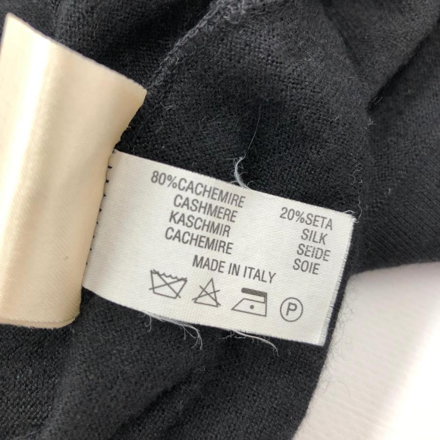 HERMES エルメス ハーフジップニット サイズM ブラック カシミヤ HERMES エルメス ハーフジップニット サイズM ブラック カシミヤ