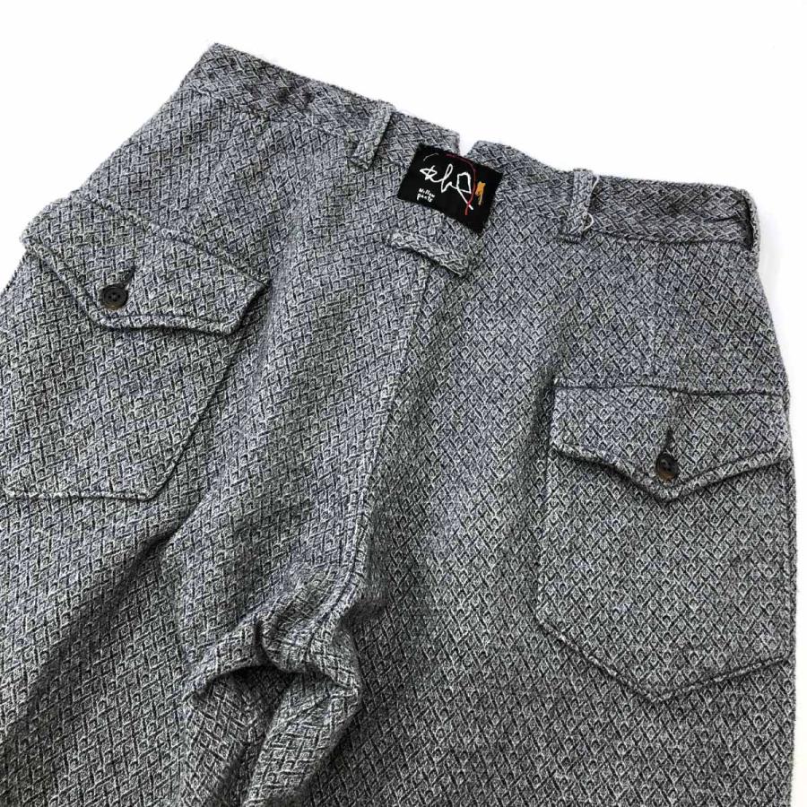 wirrow ウィロー パンツ サイズ0 グレー コットンウール メンズ 