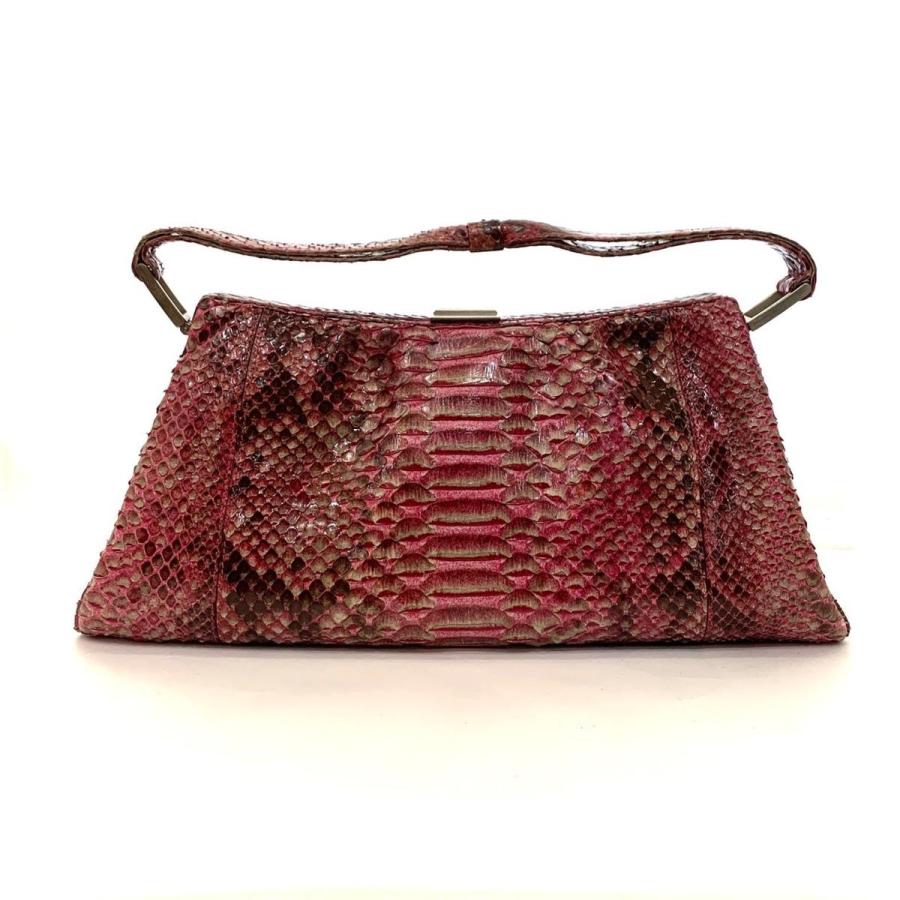 GIORGIO ARMANI ジョルジオアルマーニ ハンドバッグ 良好 レッド 