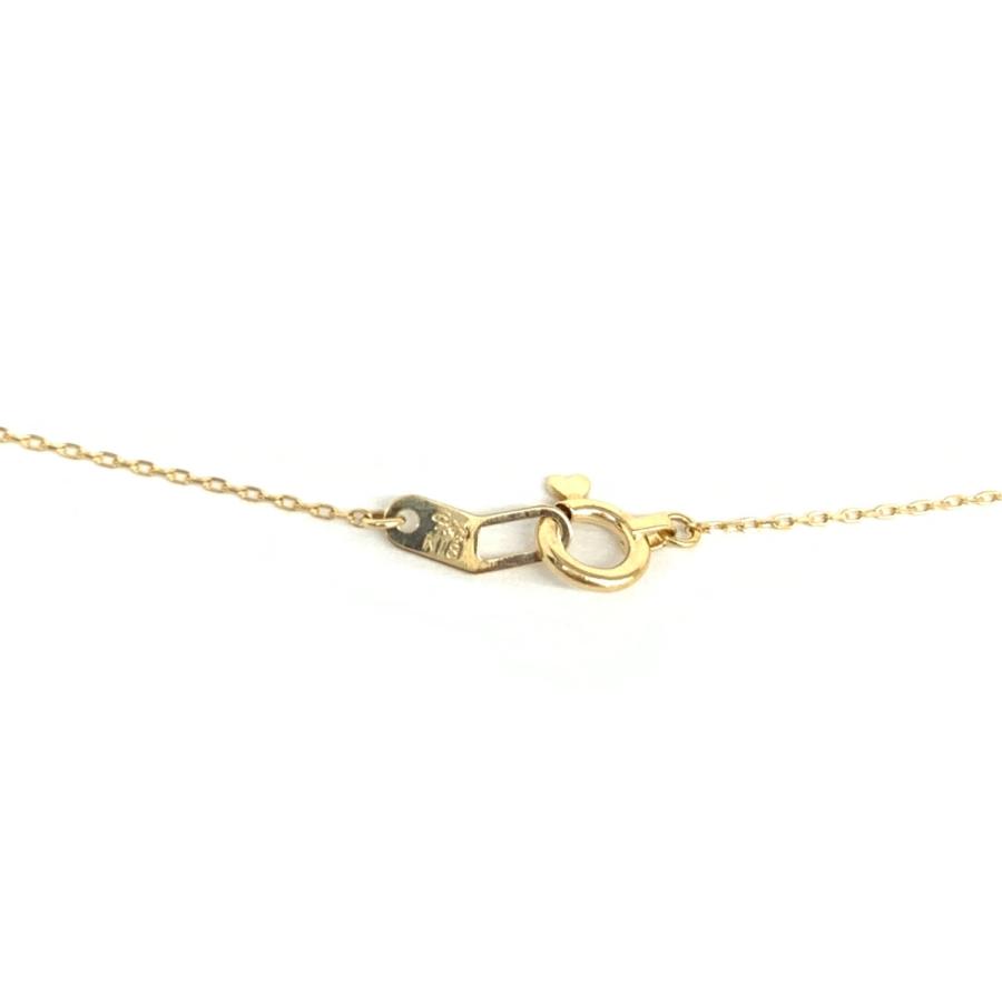 STAR JEWELRY スタージュエリー ネックレス 美品 ゴールドカラー K18YG 