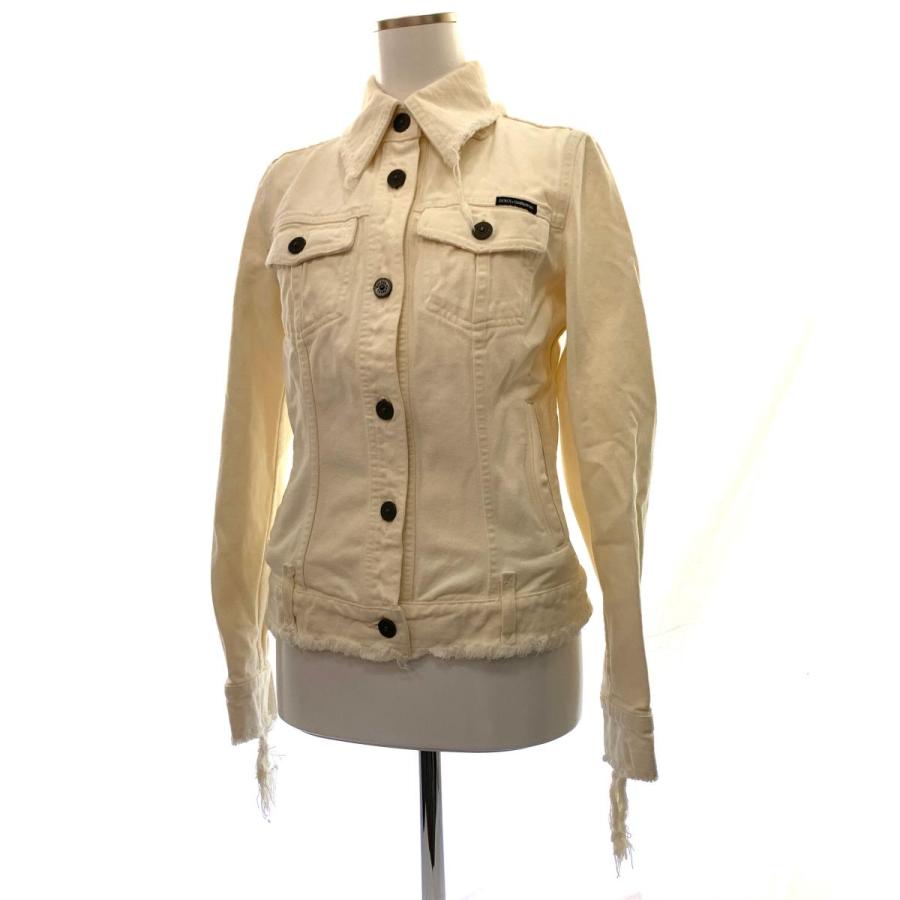 DOLCE&GABBANA レディース ホワイトデニムジャケット