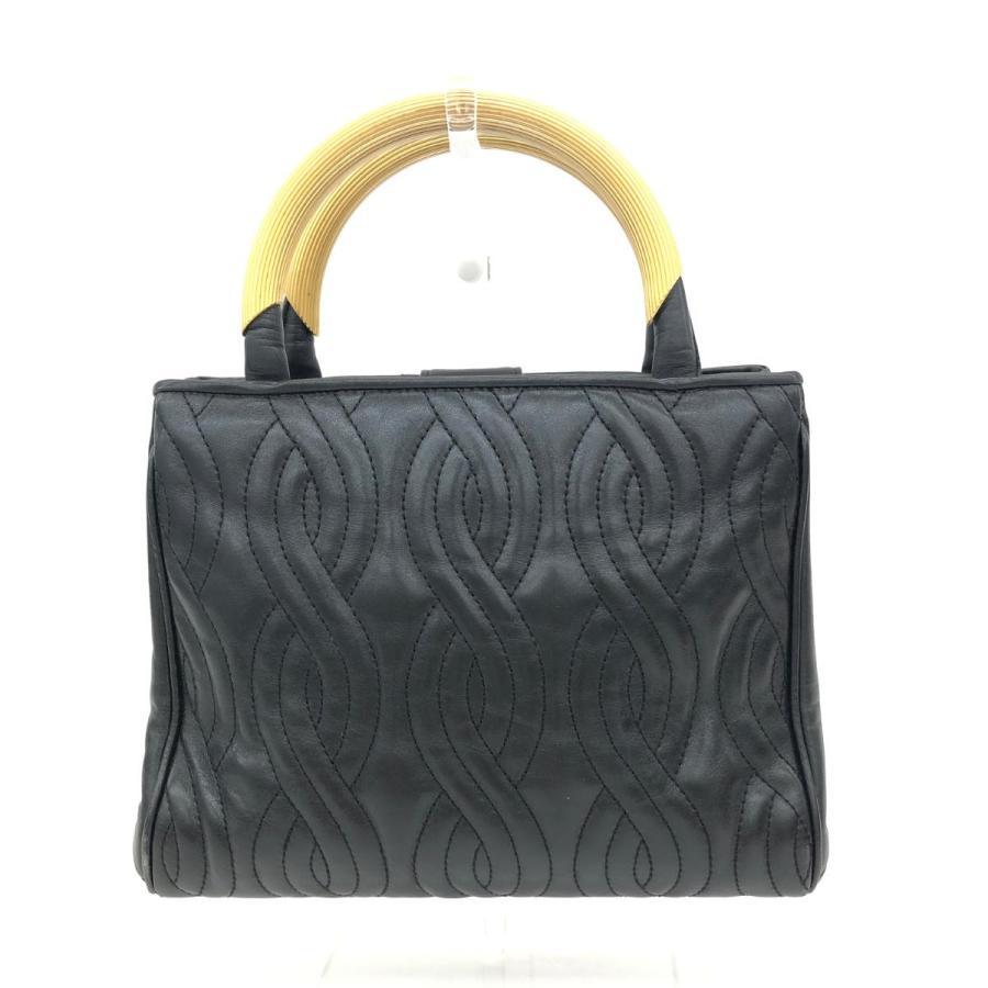 FENDI フェンディ ハンドバッグ ブラック レザー レディース bag 鞄  