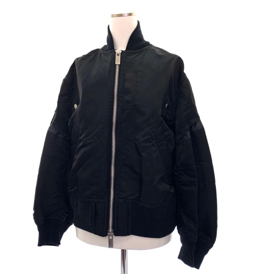 Sacai サカイ ボンバージャケット 良好 2 20-05020 ブラック Sacai サカイ ボンバージャケット 良好 2 20-05020 ブラック