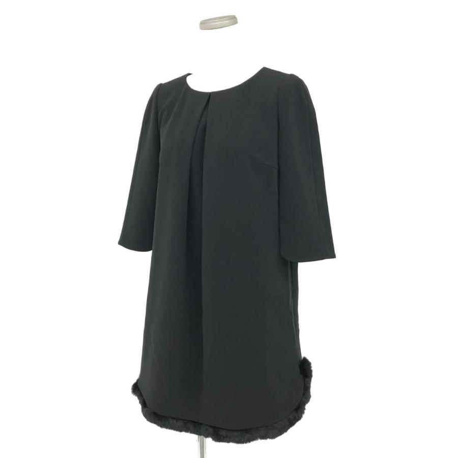TO BE CHIC トゥービーシック 七分袖ワンピース 美品 サイズ40 W5M03 