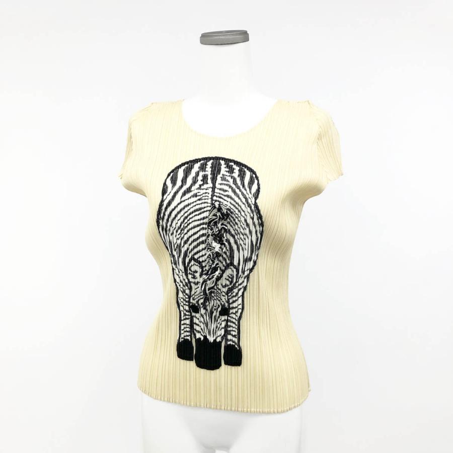 PLEATS PLEASE プリーツプリーズ 半袖カットソー 美品 サイズ4 PP01  