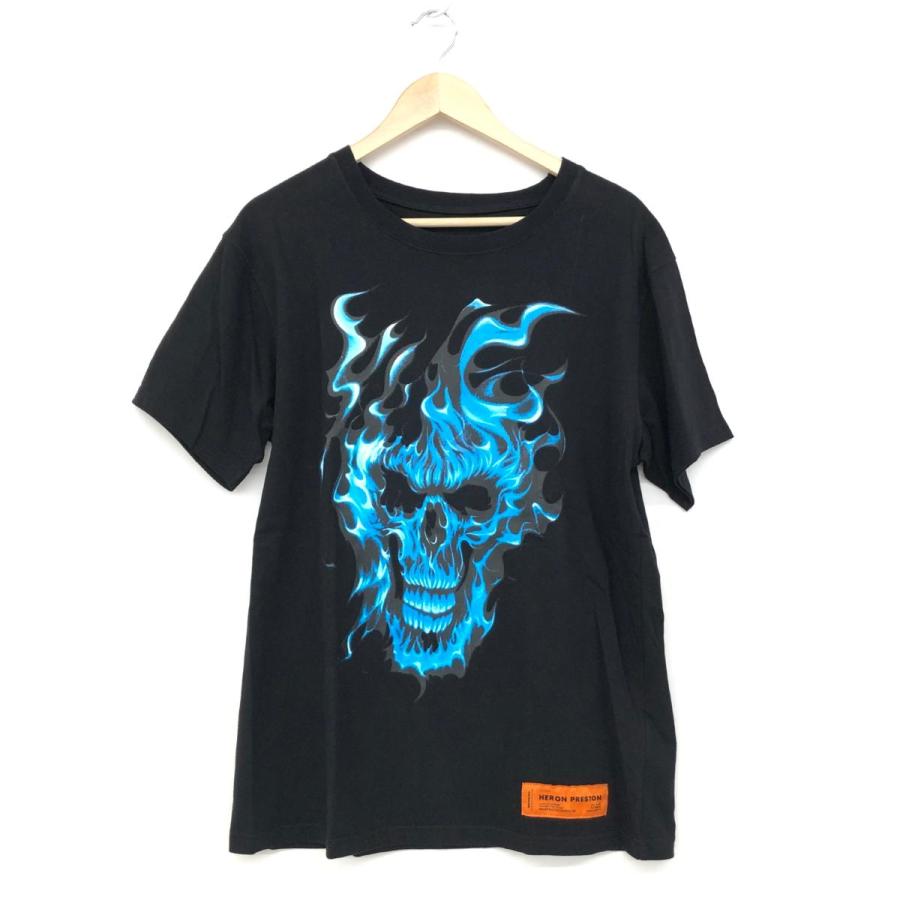 HERON PRESTON ヘロンプレストン 半袖Tシャツ 良好 サイズM ブラック 