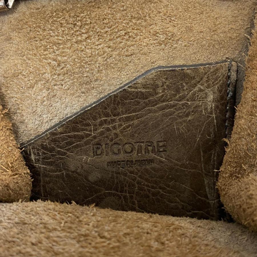 BIGOTRE ビゴター ショルダーバッグ 良好 ブラウン レザー レディース 