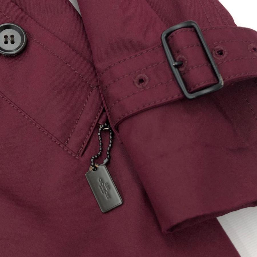 COACH コーチ トレンチコート 小さいサイズXXS ボルドー COACH コーチ トレンチコート 小さいサイズXXS ボルドー