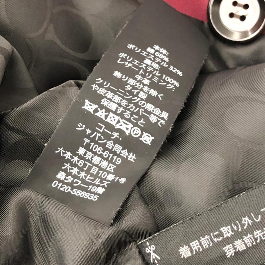 COACH コーチ トレンチコート 小さいサイズXXS ボルドー COACH コーチ トレンチコート 小さいサイズXXS ボルドー