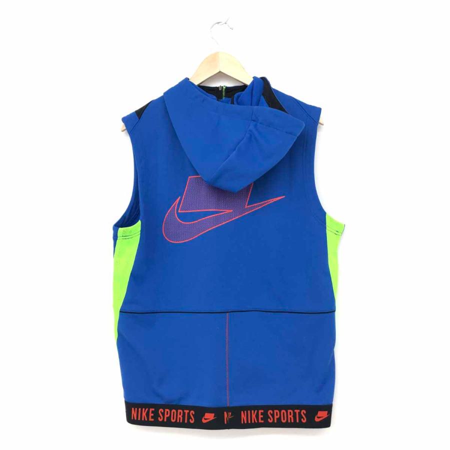 NIKE ナイキ ノースリーブパーカー 良好 サイズL ブルー メンズ NIKE ナイキ ノースリーブパーカー 良好 サイズL ブルー メンズ