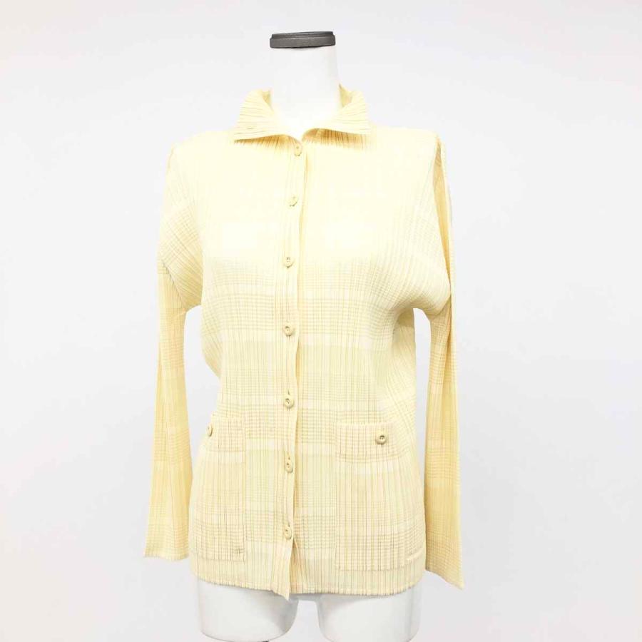 PLEATS PLEASE プリーツプリーズ カーディガン 良好 サイズ3 PP61 