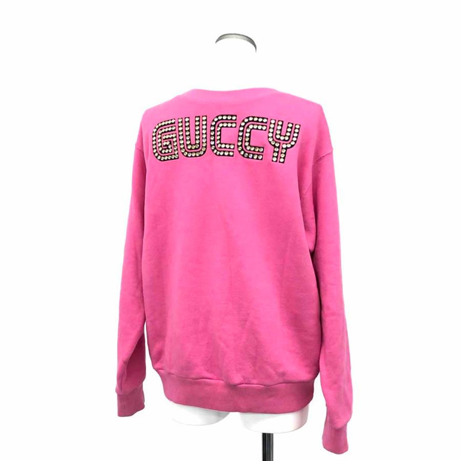 GUCCI グッチ スウェット XSサイズ ピンク レディース 犬 GUCCI グッチ スウェット XSサイズ ピンク レディース 犬