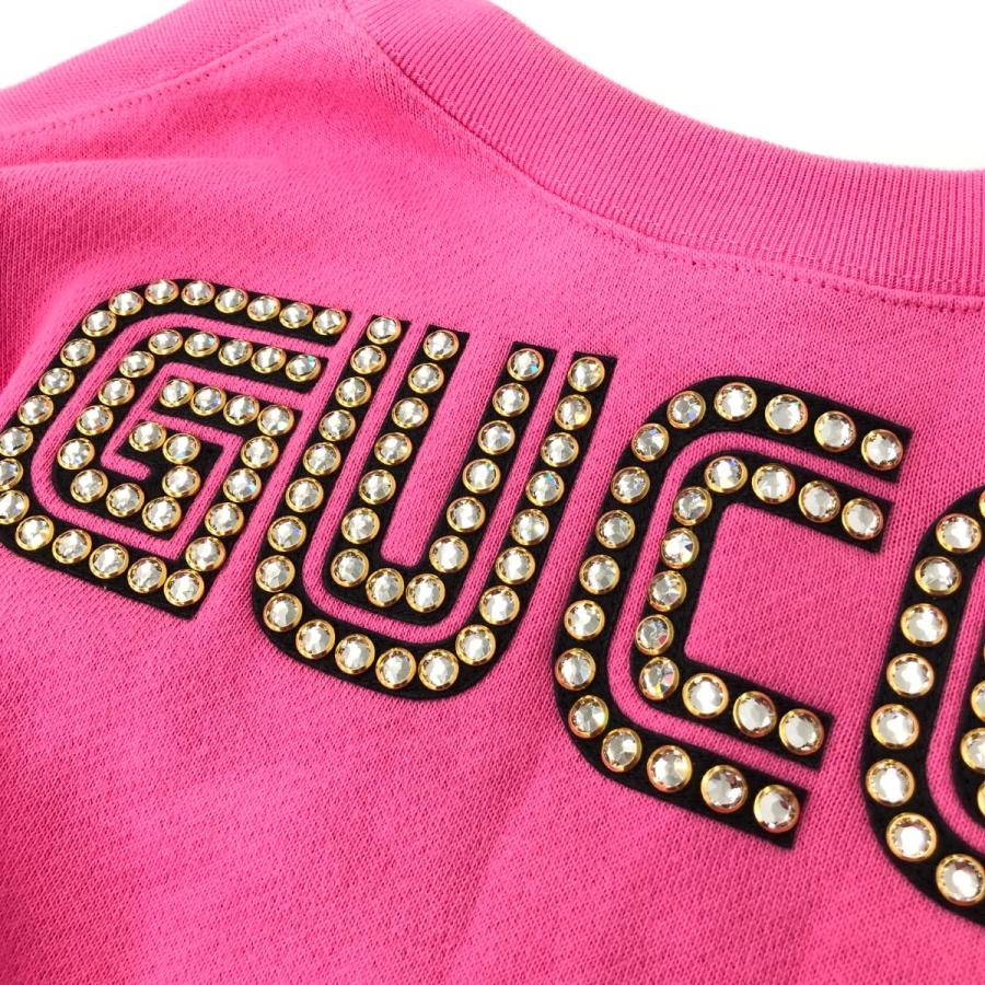 GUCCI グッチ スウェット XSサイズ ピンク レディース 犬 GUCCI グッチ スウェット XSサイズ ピンク レディース 犬