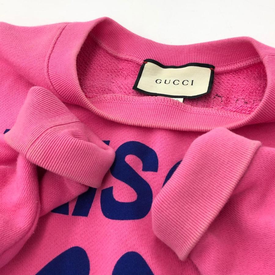 GUCCI グッチ スウェット XSサイズ ピンク レディース 犬 GUCCI グッチ スウェット XSサイズ ピンク レディース 犬