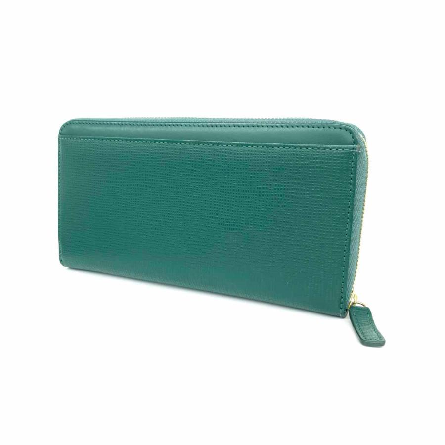 agnes b. アニエスベー 長財布 未使用品 グリーン レザー agnes b. アニエスベー 長財布 未使用品 グリーン レザー