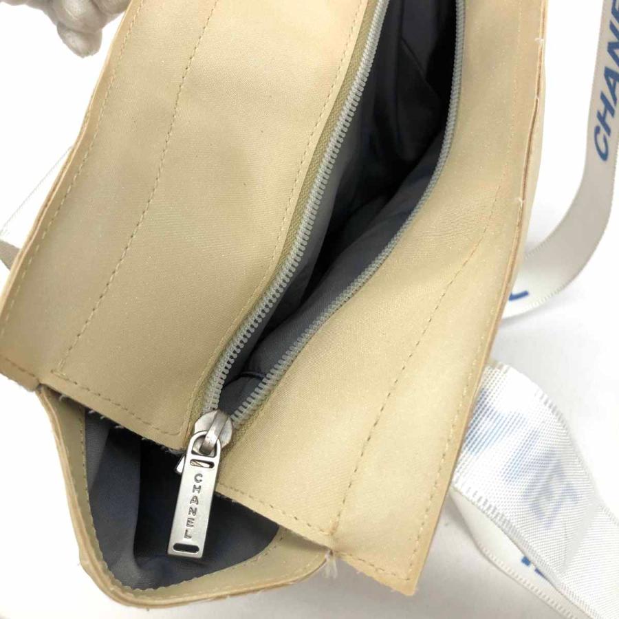 CHANEL シャネル トートバッグ ジャンク品 ベージュ ナイロン 