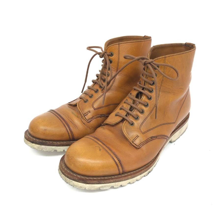 CHEANEY チーニー MILBURN レースアップブーツ 6 ブラウン レザー 