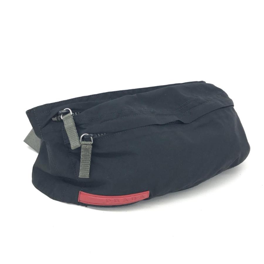 PRADA SPORTS プラダスポーツ ボディバッグ 4VA125 ブラック ナイロン 