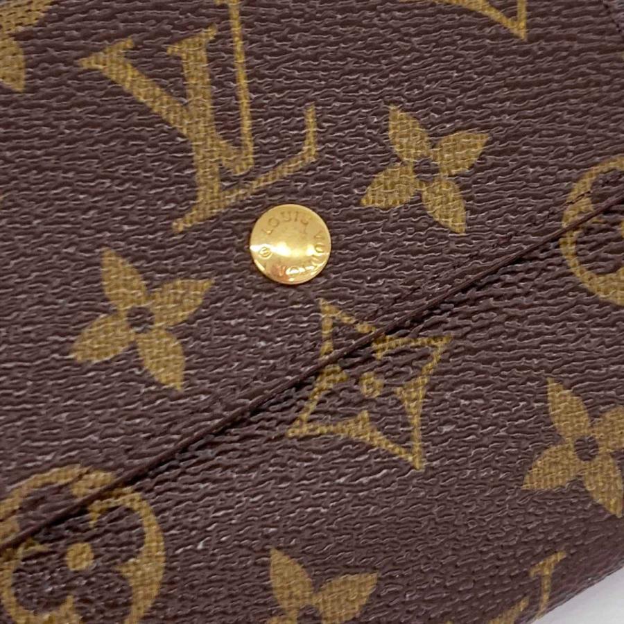 LOUIS VUITTON ルイヴィトン ポルトモネビエカルトクレディ モノグラム Wホック財布  M61652 TH0956 ブラウン   レディース ウォレット｜tifana｜07