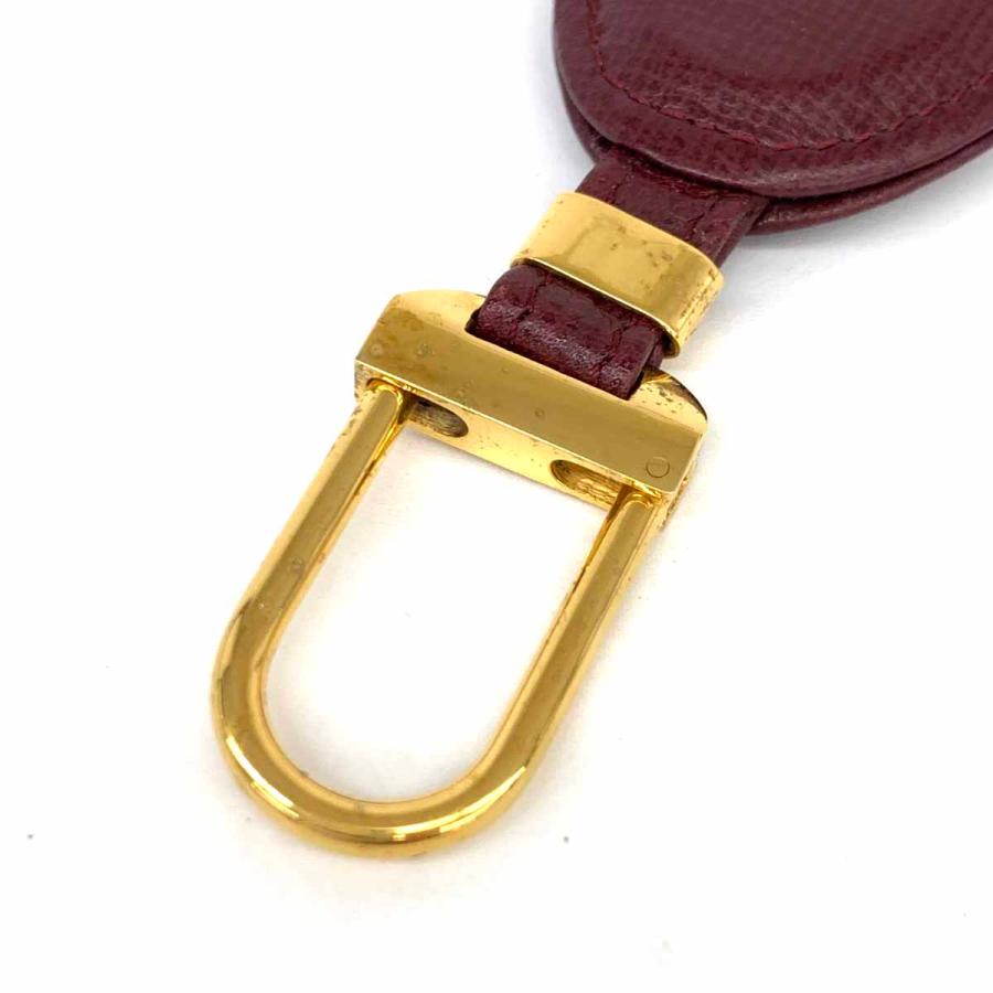 Cartier カルティエ キーホルダー ボルドー レザー マストライン Cartier カルティエ キーホルダー ボルドー レザー マストライン