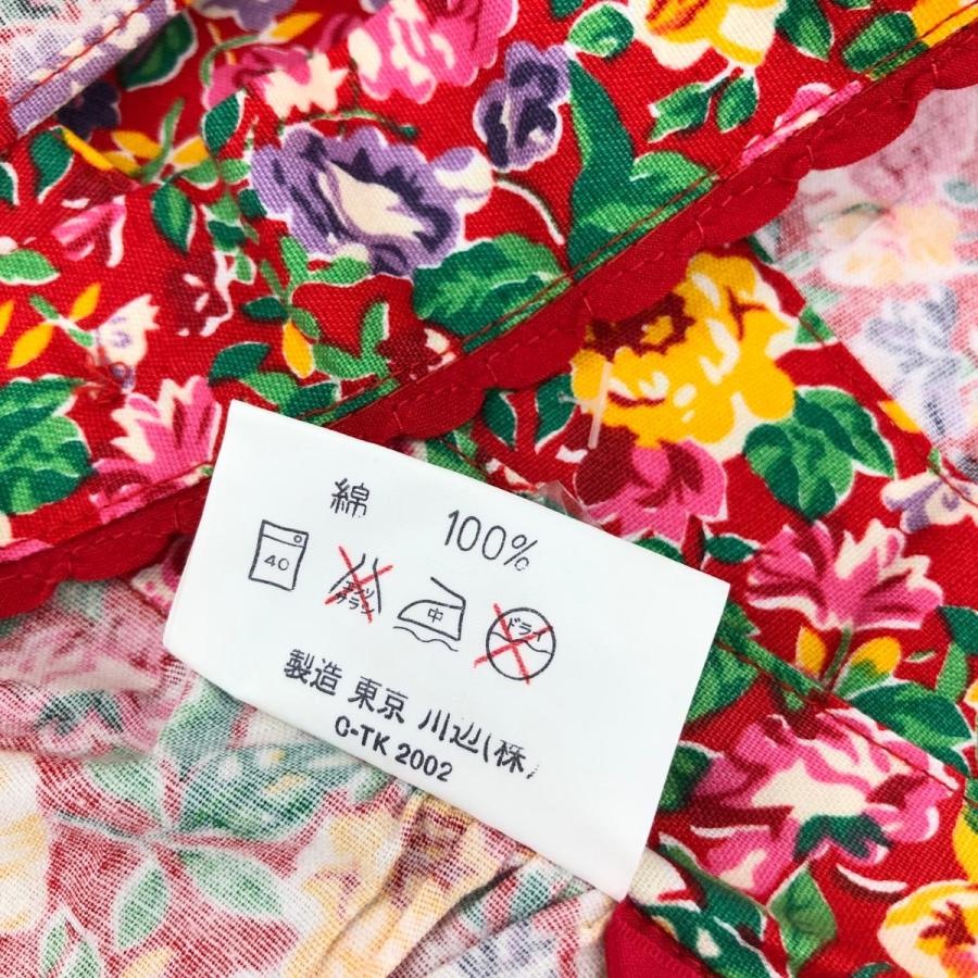 KENZO ケンゾー エプロン 箱付き 未使用品 レッド 綿100% 花柄 KENZO ケンゾー エプロン 箱付き 未使用品 レッド 綿100% 花柄