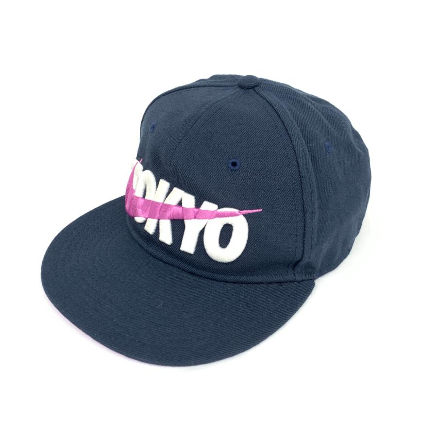 NIKE ナイキ キャップ 美品 749189-455 ネイビー アクリル85