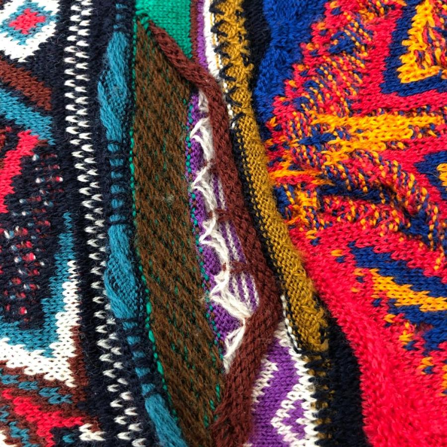 COOGI クージー 3Dニット サイズS マルチカラー ウール メンズ COOGI クージー 3Dニット サイズS マルチカラー ウール メンズ