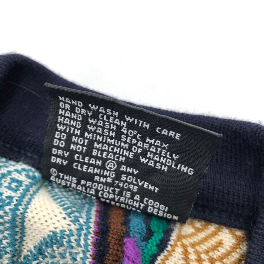 COOGI クージー 3Dニット サイズS マルチカラー ウール メンズ COOGI クージー 3Dニット サイズS マルチカラー ウール メンズ