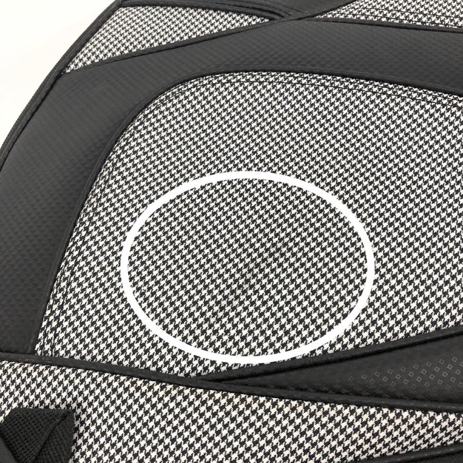XXIO ゼクシオ キャディバッグ ブラック 千鳥柄 ゴルフ用品 XXIO ゼクシオ キャディバッグ ブラック 千鳥柄 ゴルフ用品