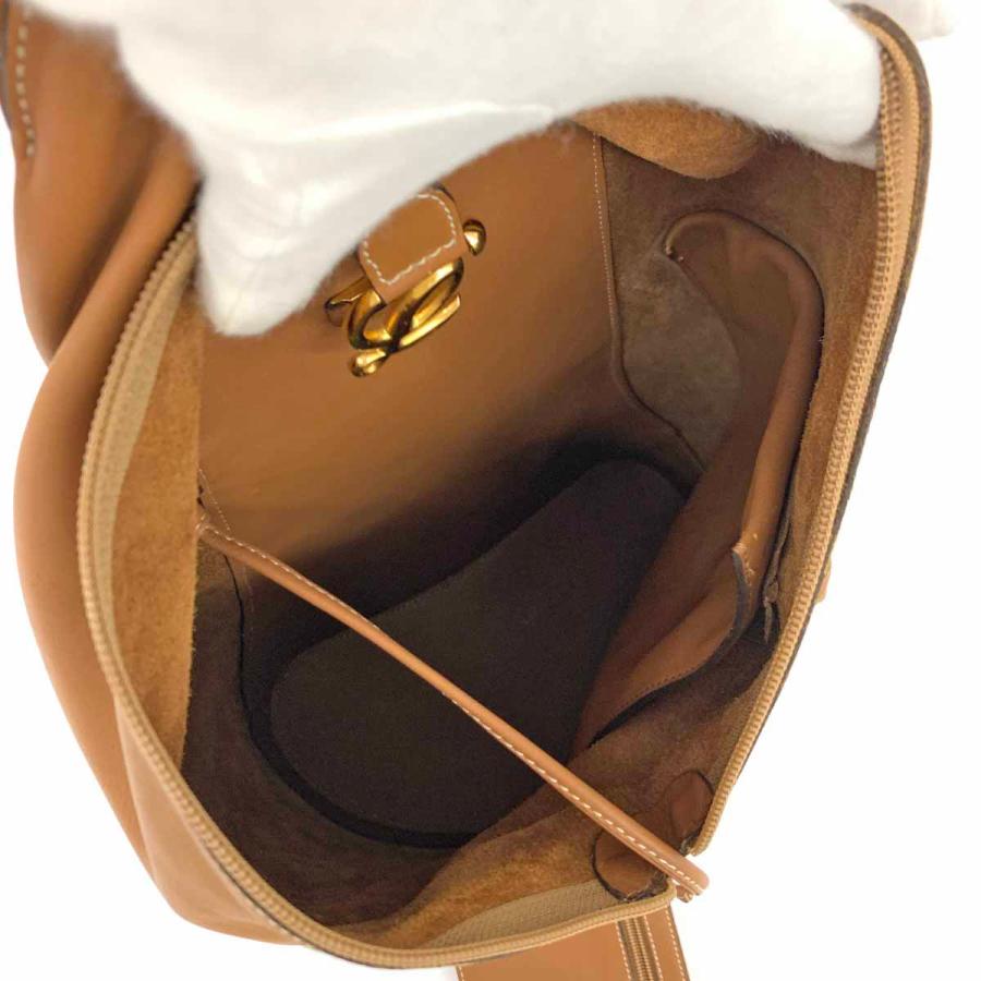 LOEWE ロエベ アントン 旧型 ボディバッグ ブラウン レザー レディース 