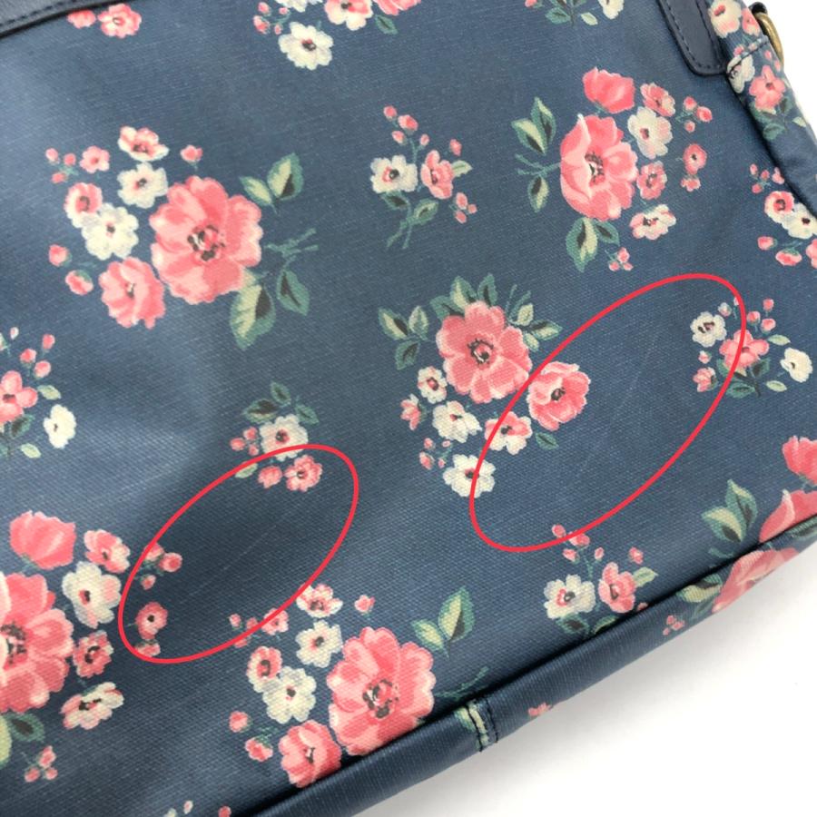 Cath Kidston キャスキッドソン 2WAYバッグ 良好 ネイビー Cath Kidston キャスキッドソン 2WAYバッグ 良好 ネイビー