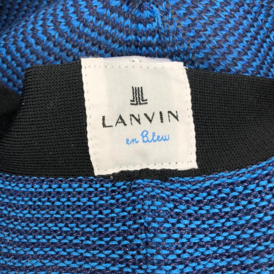 LANVIN en Bleu ランバンオンブルー ベレー帽 良好 M ブラック LANVIN en Bleu ランバンオンブルー ベレー帽 良好 M ブラック