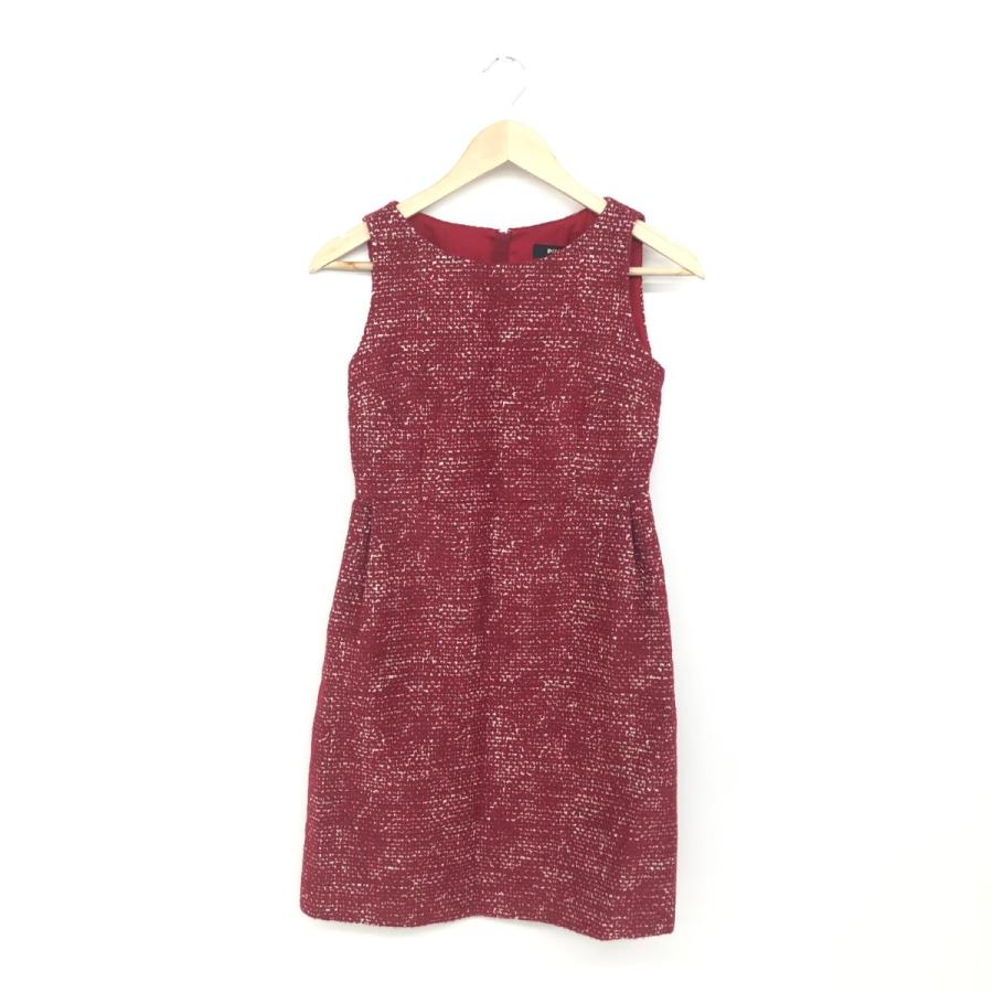 PAULE KA ポールカ ワンピース 未使用品 サイズ36 レッド レディース 