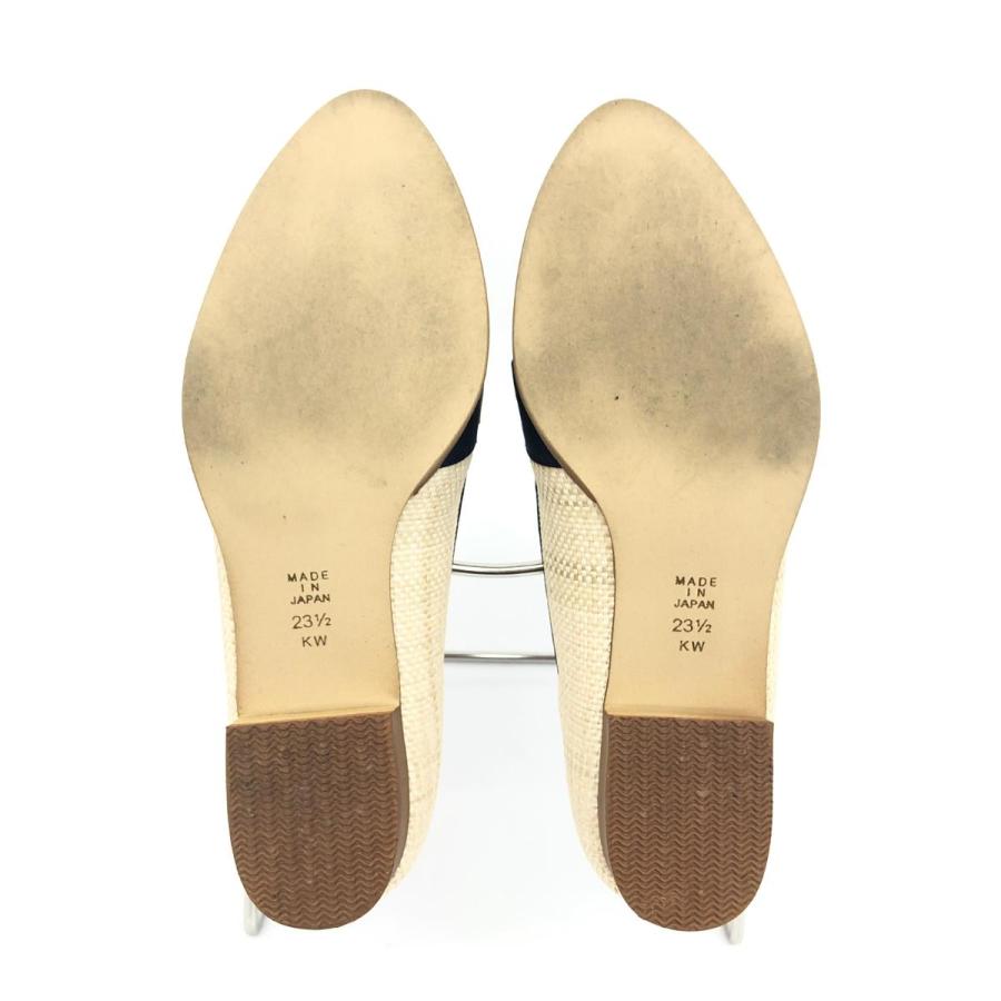 DIANA ダイアナ オペラシューズ 美品 23 1/2 ネイビー/ベージュ DIANA ダイアナ オペラシューズ 美品 23 1/2 ネイビー/ベージュ