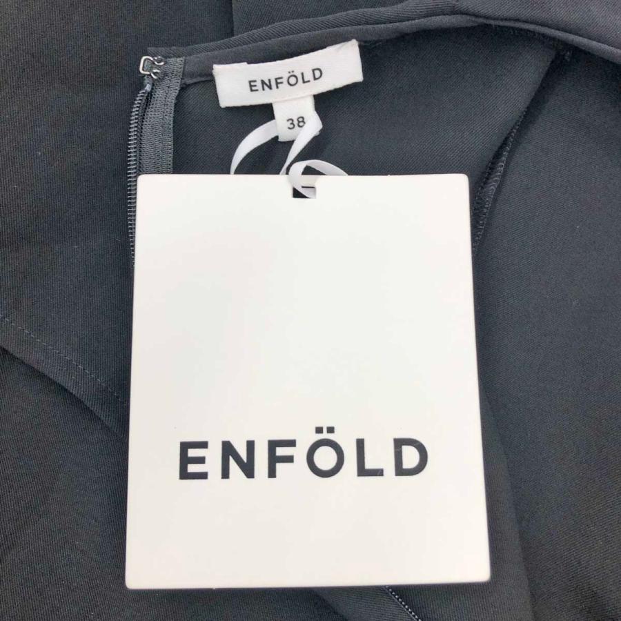 ENFOLD エンフォルド 半袖ブラウス サイズ38 ブラック ENFOLD エンフォルド 半袖ブラウス サイズ38 ブラック