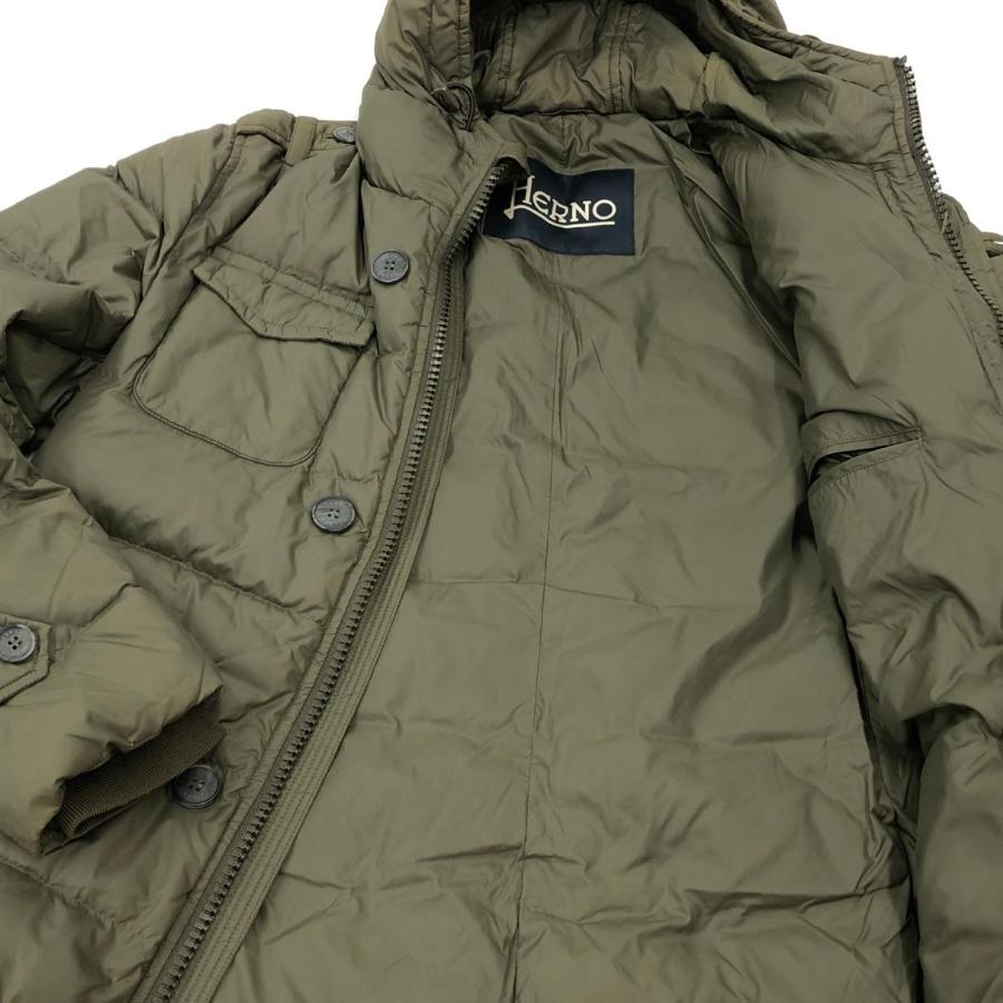 HERNO ヘルノ ダウンジャケット サイズ50 カーキ ダウン メンズ HERNO ヘルノ ダウンジャケット サイズ50 カーキ ダウン メンズ