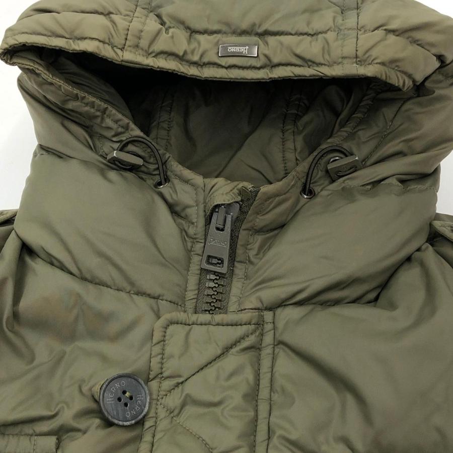 HERNO ヘルノ ダウンジャケット サイズ50 カーキ ダウン メンズ HERNO ヘルノ ダウンジャケット サイズ50 カーキ ダウン メンズ