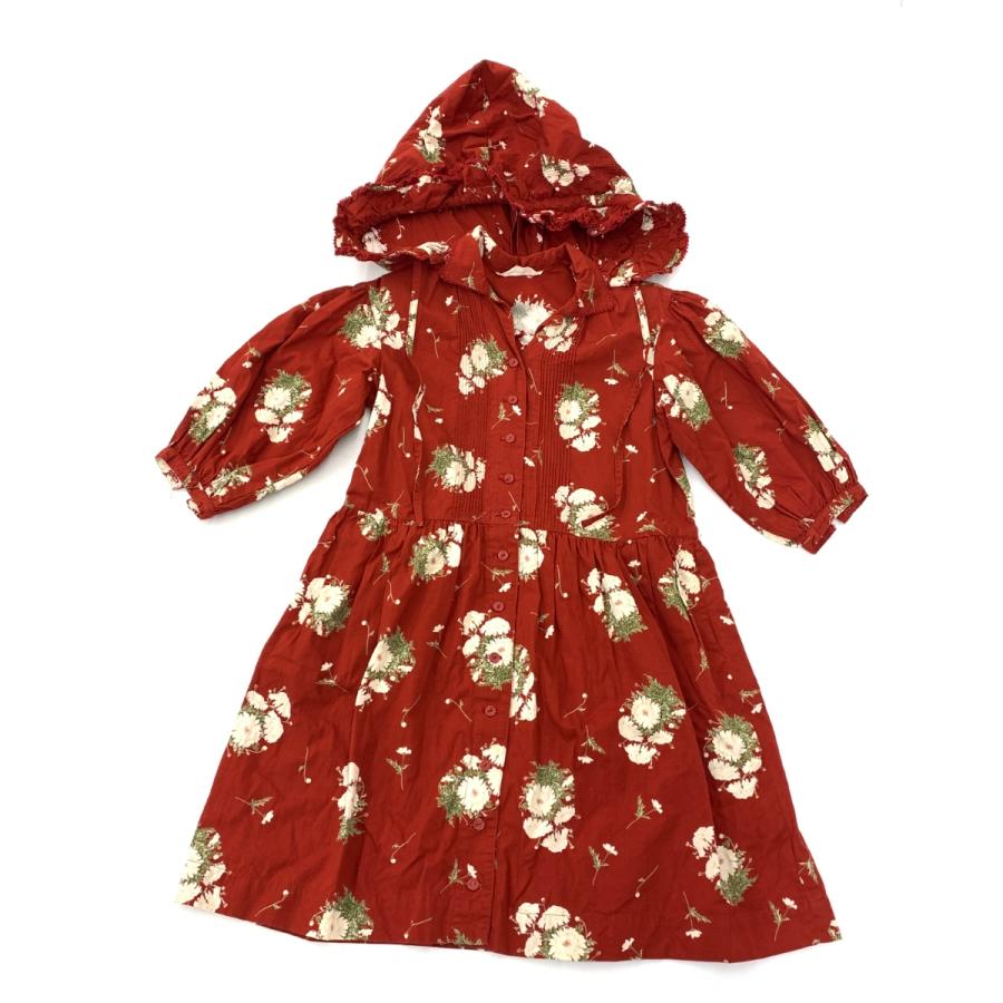 PINK HOUSE ピンクハウス 花籠フード付きワンピース ピンクハウス、花籠フード付きワンピース